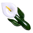 Empire Glassworks - Hand Pipe - Calla Lily - The Cave