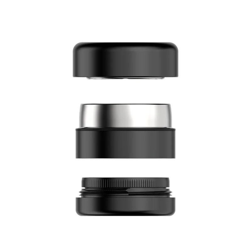 Flower Mill - Next Gen Premium Grinder - Stainless Series - 2.0" - Black - The Cave