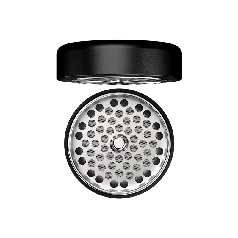 Flower Mill - Next Gen Premium Grinder - Stainless Series - 2.5" - Black - The Cave