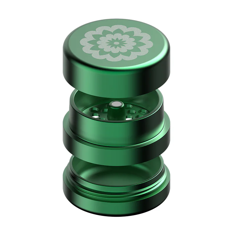 Flower Mill - Next Gen Standard Grinder - 2.0" - Green - The Cave