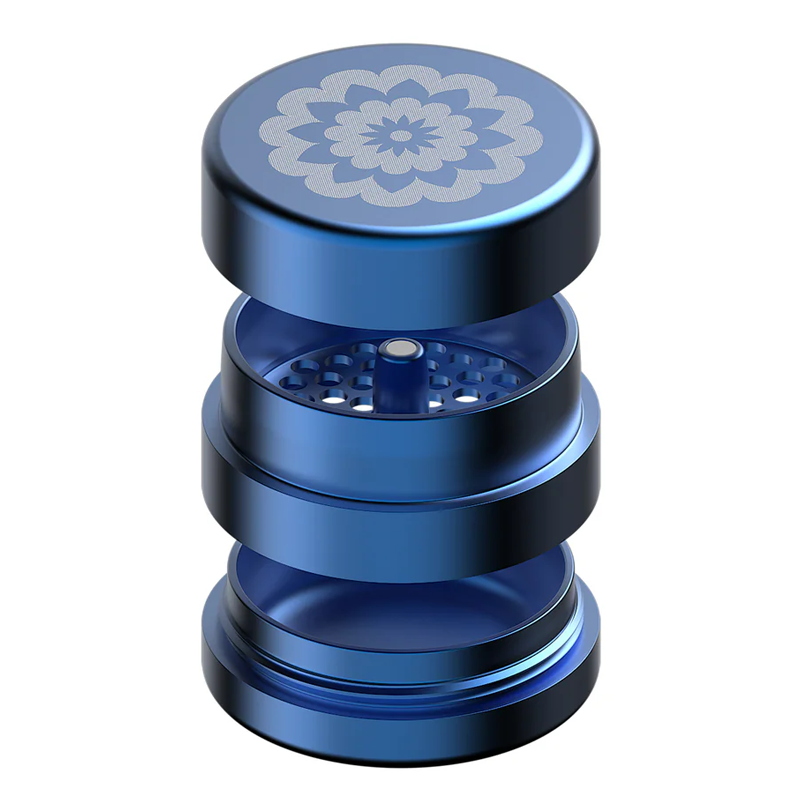 Flower Mill - Next Gen Standard Grinder - 2.5" - Blue - The Cave