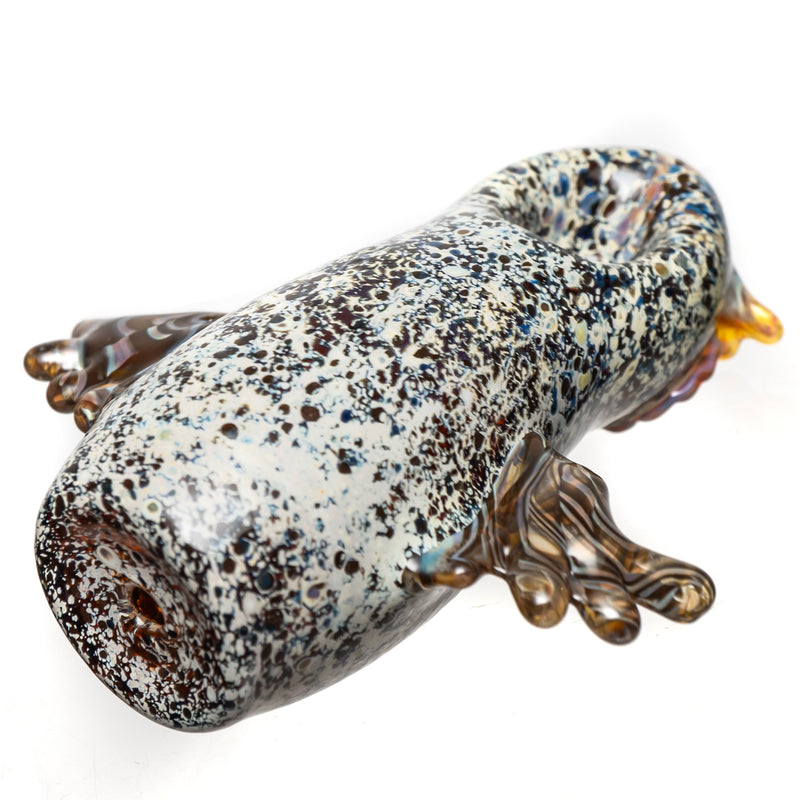 Four Winds Flameworks - Hooter Hand Pipe - Brown Frit