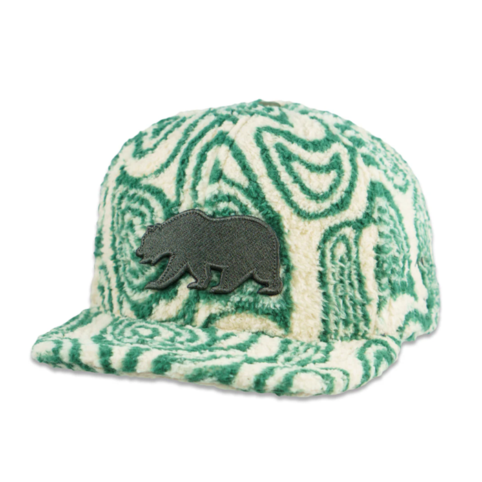 Grassroots - Removable Bear Green Fur Snapback Hat - Small/Medium - The Cave