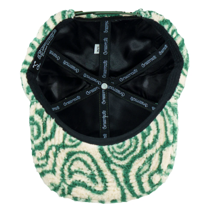 Grassroots - Removable Bear Green Fur Snapback Hat - Small/Medium - The Cave