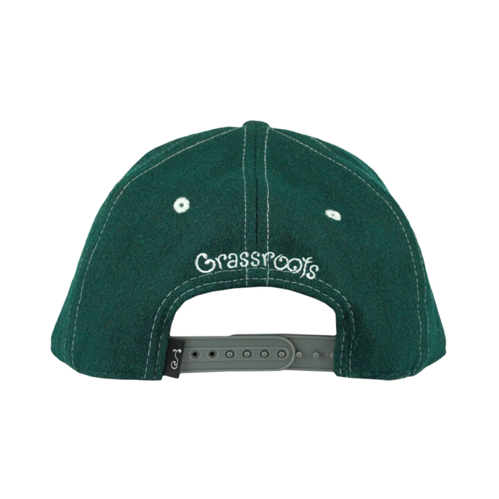 Grassroots - GRC 710 Native Plates Green Snapback Hat - Large/XL - The Cave