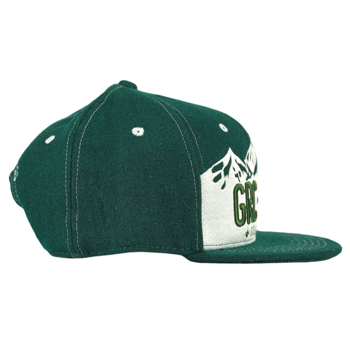 Grassroots - GRC 710 Native Plates Green Snapback Hat - Large/XL - The Cave