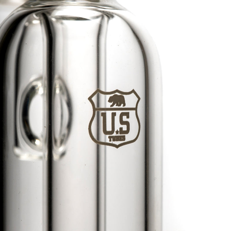 US Tubes - Tall Pull Bowl Bubbler - White Highway Label