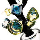 Gridded Horizon Perc - Dichro Crystal Neck