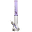 US Tubes - 20" Beaker 60x9 - White & Purple Vertical Label w/ Purple Neck