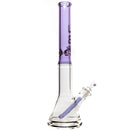 US Tubes - 20" Beaker 60x9 - White & Purple Vertical Label w/ Purple Neck