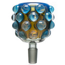 Goo Roo Designs - 24" Hammer Bubbler - Green Blue & Milky Orange - The Cave