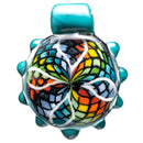 Bobby Ingram - Warted Fillacello Pendant - Rainbow & Agua - The Cave