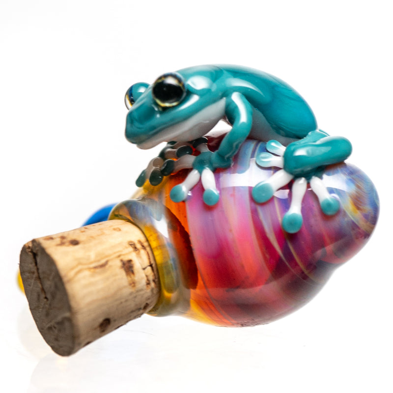 Kengtaro - Frog Jar Pendant - Agua - The Cave