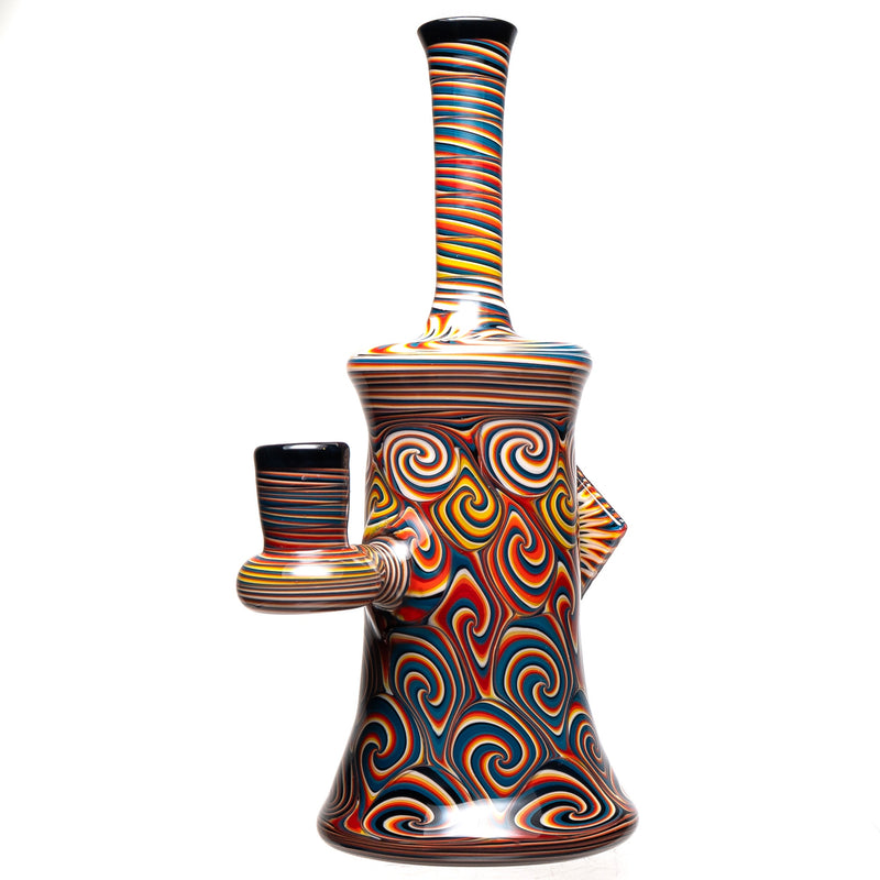 Cameron Burns - Worked Jammer Tube - Fire & Blue w/ Black - The Cave