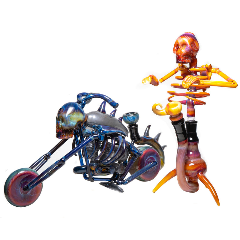 Carsten Carlile - Skeleton Motorcycle Set - The Cave