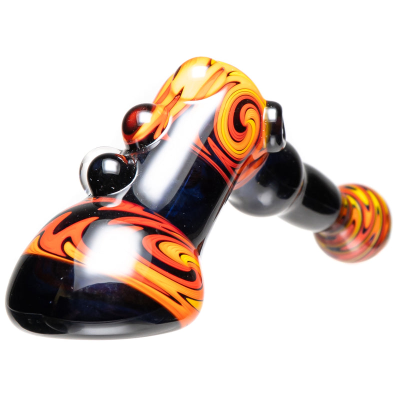 Carsten Carlile - Worked Hammer Bubbler - Cobalt & Fire - The Cave