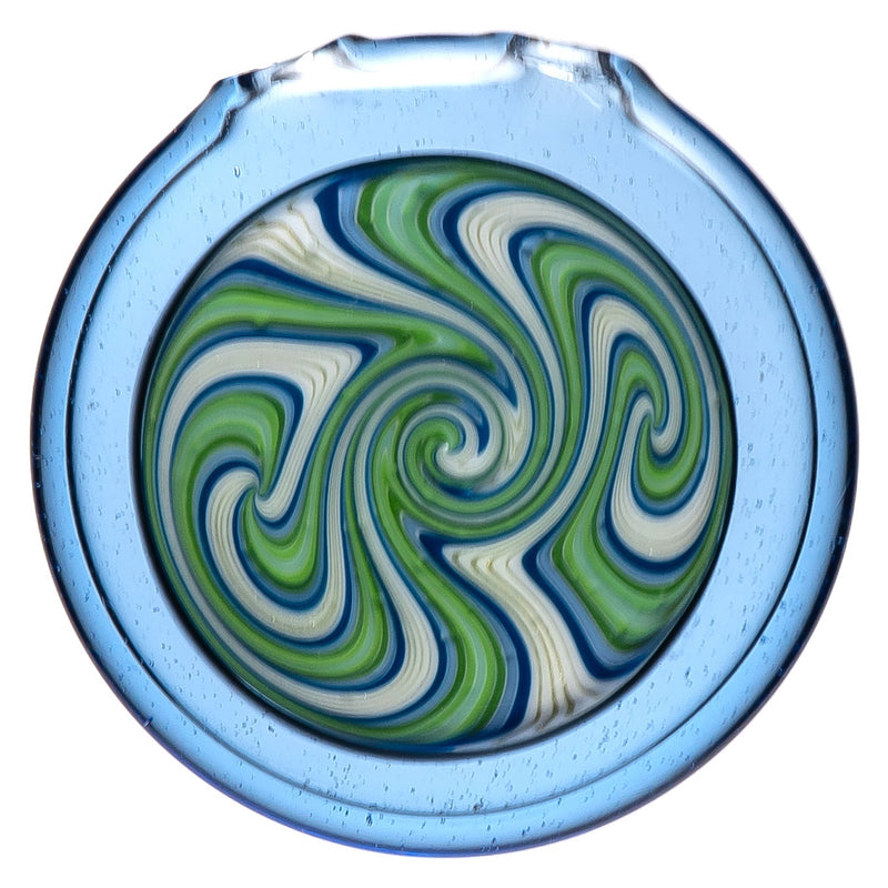 Snafu - Pendant - Raindrop, White, & Mint Wig Wag - The Cave