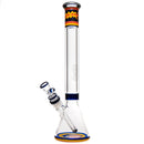 Mighty Chalice - 15" Band Beaker - 40x7 - Blue w/ Fire Linework - The Cave