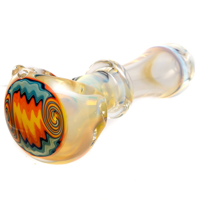 Justice Brown Glass - Fume Spoon Pipe - Wig Wag - The Cave