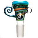 Dale Sommers - 18mm Slide - Blue Over Swirl Linework - The Cave