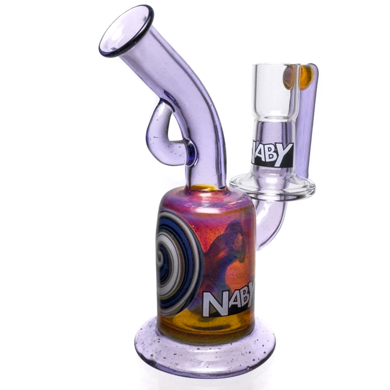 Naby - Pendant Bubbler - Purple Rain & Amber Purple - The Cave