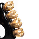 Zii - 2 Finger Ring - Black - The Cave