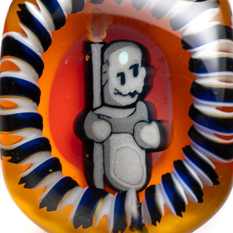 Micro - Tablet Pendant - Tanookie Statue - The Cave