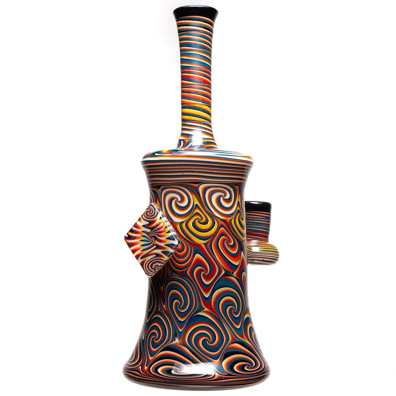 Cameron Burns - Worked Jammer Tube - Fire & Blue w/ Black - The Cave