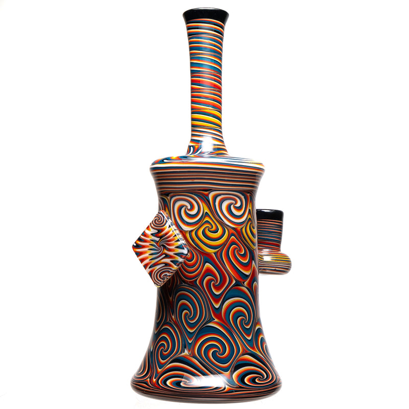 Cameron Burns - Worked Jammer Tube - Fire & Blue w/ Black - The Cave