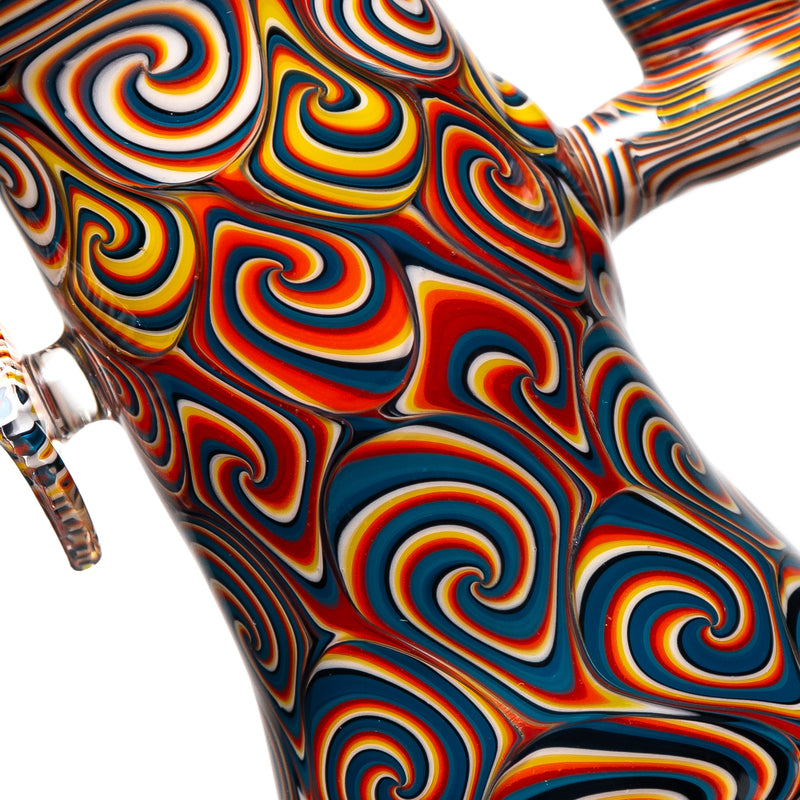 Cameron Burns - Worked Jammer Tube - Fire & Blue w/ Black - The Cave