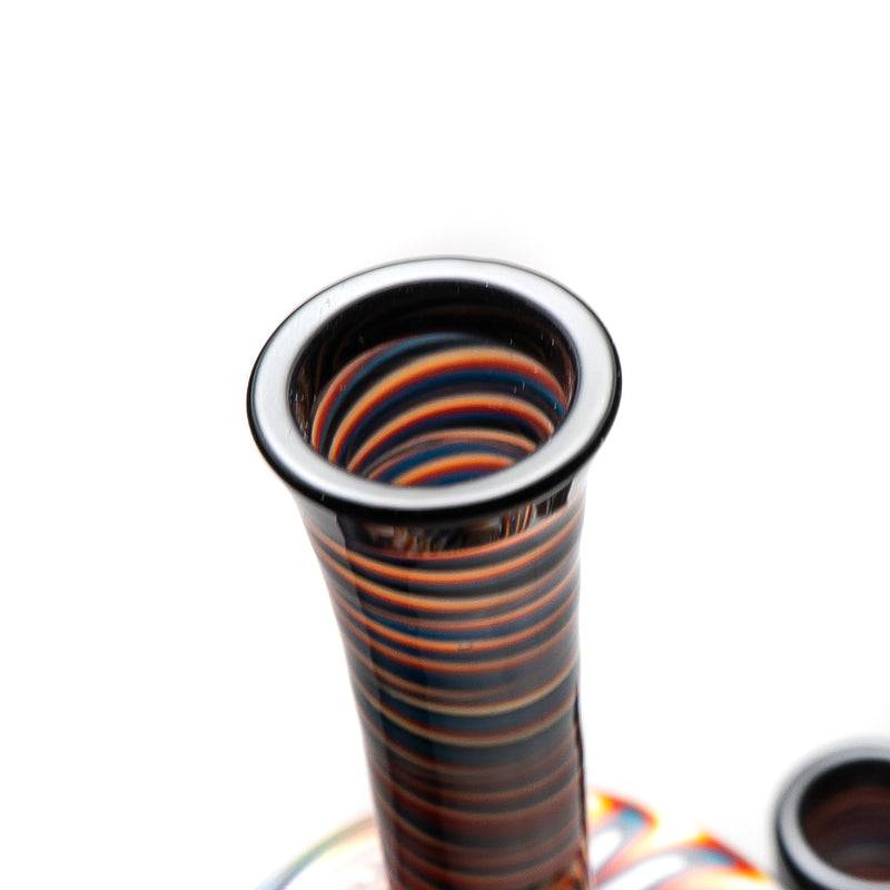 Cameron Burns - Worked Jammer Tube - Fire & Blue w/ Black - The Cave