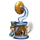 Freeek Glass x EON Glass - Horn Jammer - UV Blue Dreamingo & UV Lucy - The Cave