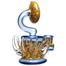 Freeek Glass x EON Glass - Horn Jammer - UV Blue Dreamingo & UV Lucy - The Cave