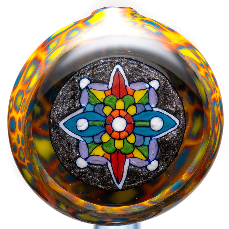 Freeek Glass x EON Glass - Horn Jammer - UV Blue Dreamingo & UV Lucy - The Cave