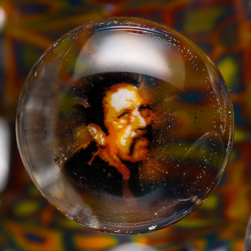 Freeek Glass x EON Glass - Horn Jammer - UV Blue Dreamingo & UV Lucy - The Cave