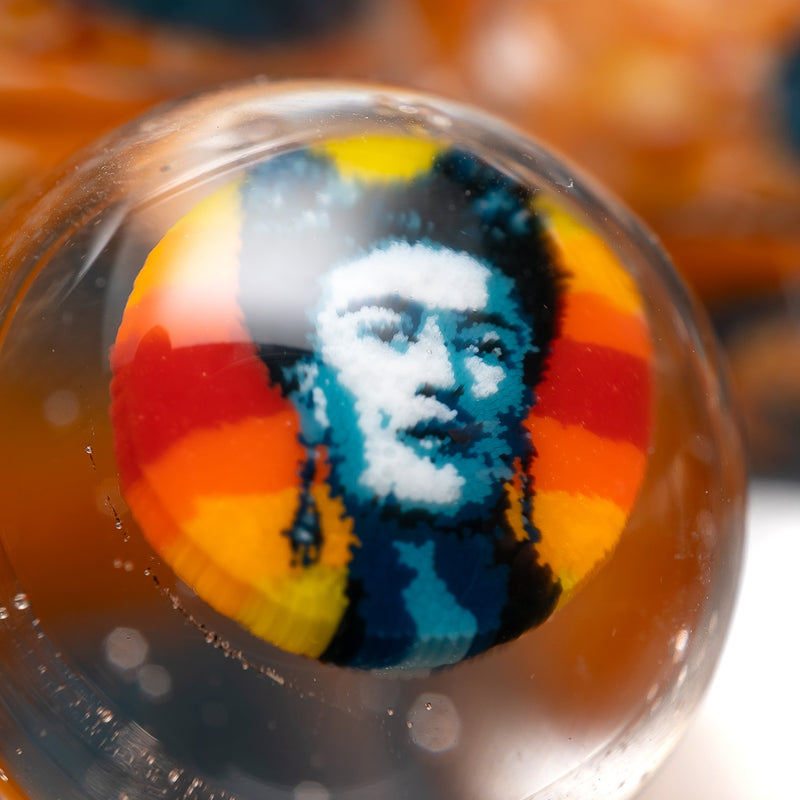 Freeek Glass x EON Glass - Horn Jammer Tube - UV Electric Flamingo - The Cave