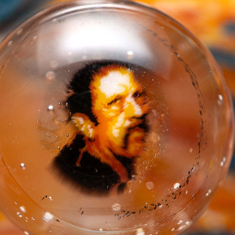 Freeek Glass x EON Glass - Horn Jammer Tube - UV Electric Flamingo - The Cave