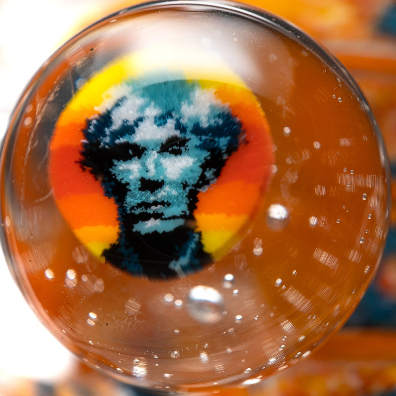 Freeek Glass x EON Glass - Horn Jammer Tube - UV Electric Flamingo - The Cave