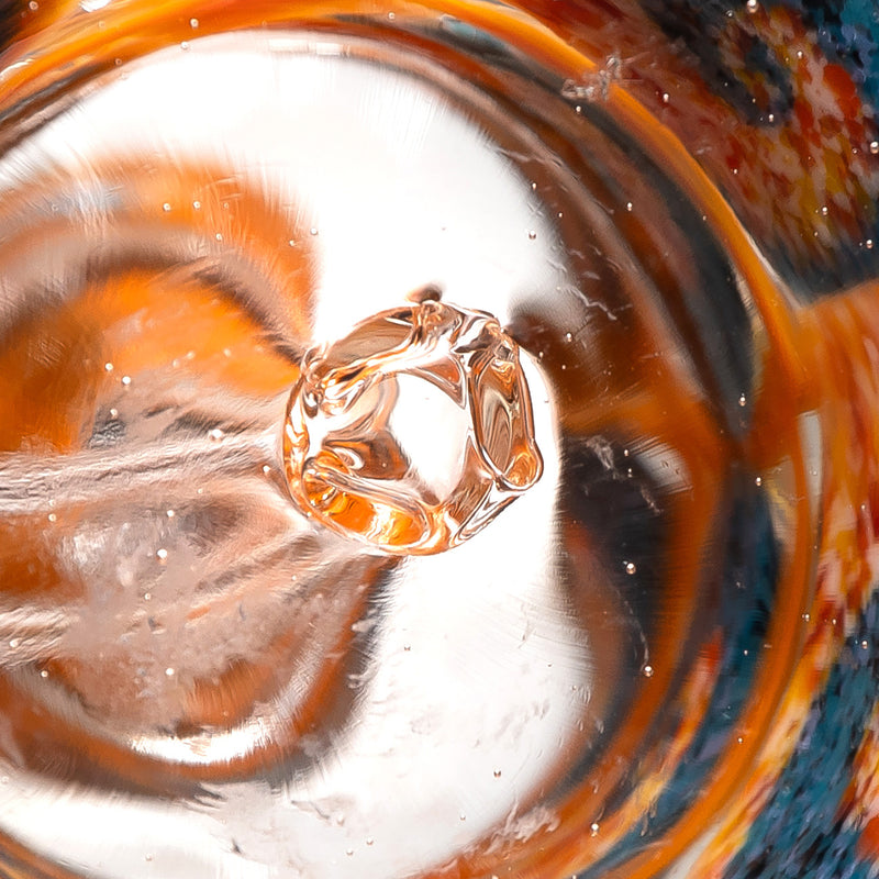 Freeek Glass x EON Glass - Horn Jammer Tube - UV Electric Flamingo - The Cave