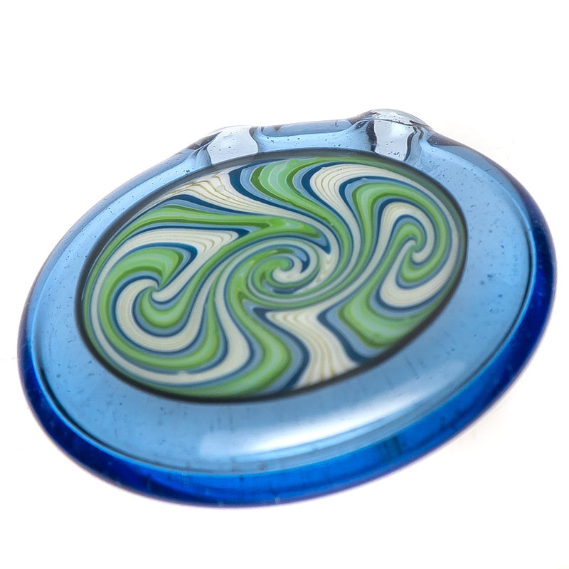 Snafu - Pendant - Raindrop, White, & Mint Wig Wag - The Cave