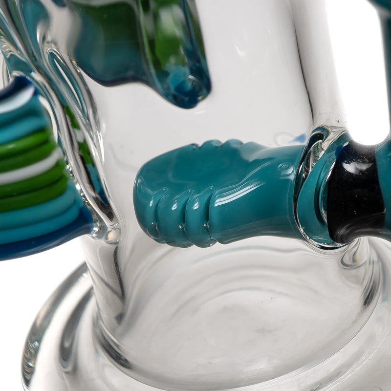 Robin Hood Glass - Sheild Rig - Agua Azul & Black - The Cave