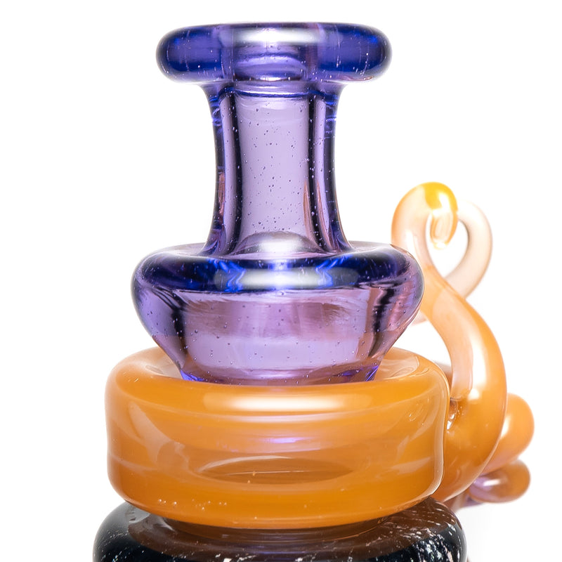 Mongrel Glass X Graham Driver - Dichro Tube - Purple Rain & Peach - The Cave