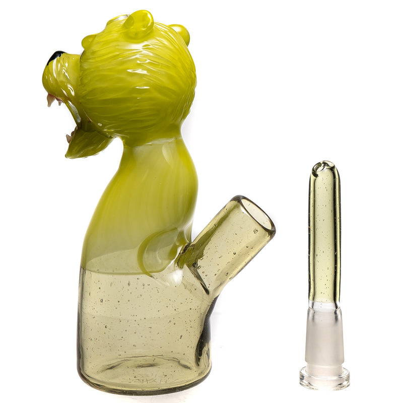 Seath Glass - Bear Jammer - Transparent Green & CFL Potion - The Cave