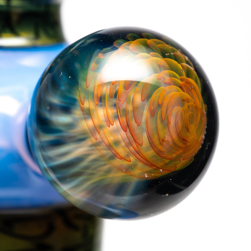 Broham Glass - Fume Pattern Jammer - Diet Blue Cheese - The Cave