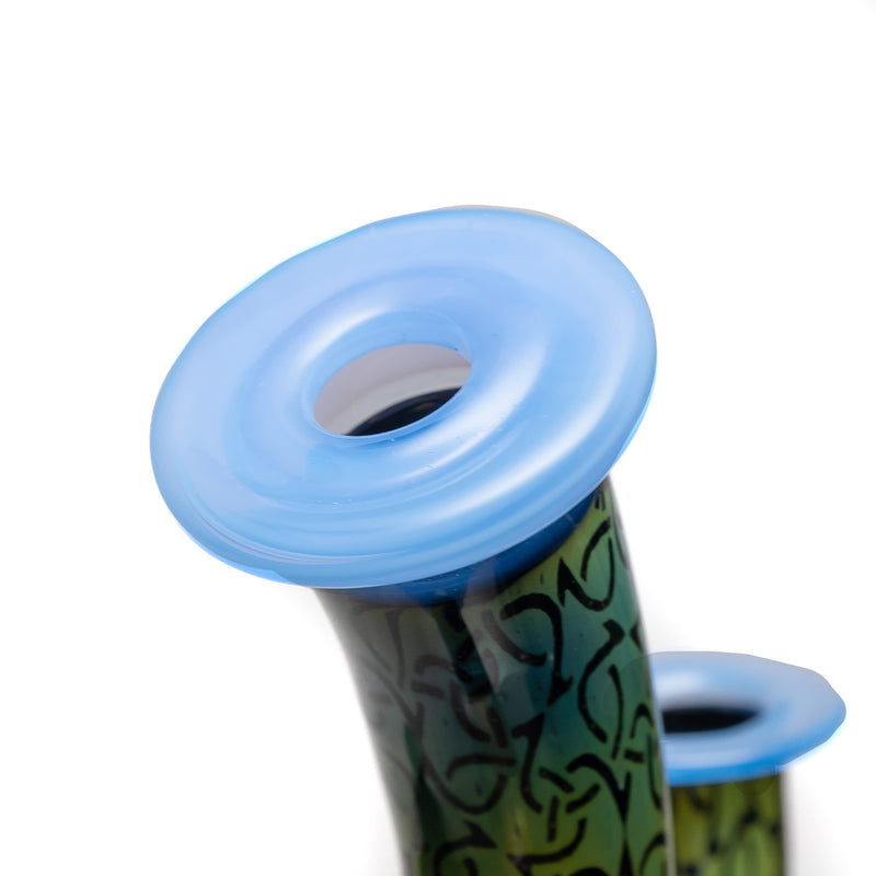 Broham Glass - Fume Pattern Jammer - Diet Blue Cheese - The Cave