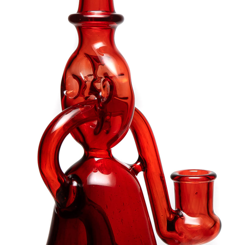 Cello Glass - Loop Seal Rig - Pomegranate - The Cave