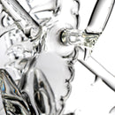 Scoz Glass - Dragon - Clear w/ Slyme Eyes - The Cave