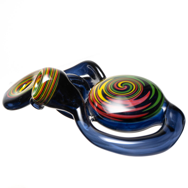 Carsten Carlile - Worked Horn Bubbler - Rainbow - The Cave