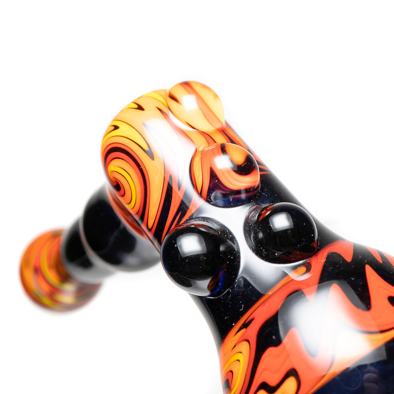 Carsten Carlile - Worked Hammer Bubbler - Cobalt & Fire - The Cave