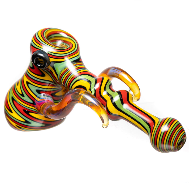 Carsten Carlile - Worked Hammer Bubbler - Rasta - The Cave